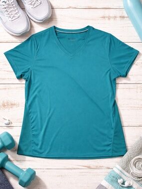 Champion Women’s XL Turquoise Athletic Top
